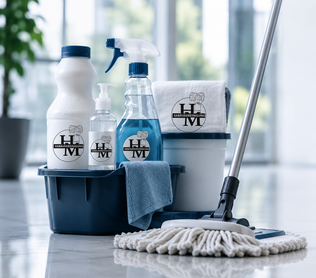 Reinigungsmittel und Werkzeuge — H&M Gebäudereinigung