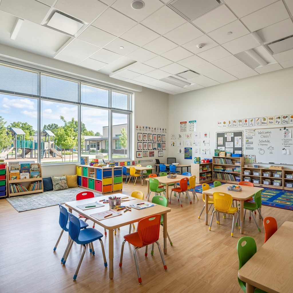 Schule und Kindergarten Reinigung